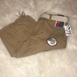 Tan Cargo Shorts